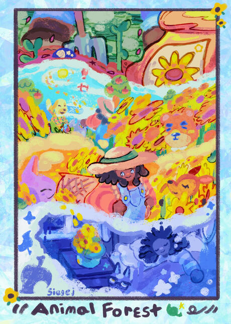 Animal Forest - Sunflowers