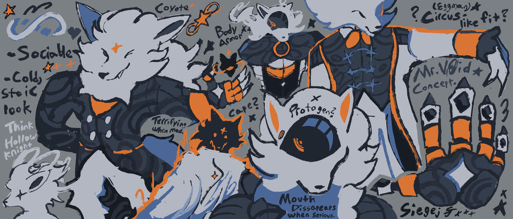 Mr. Void - Concept Sketches