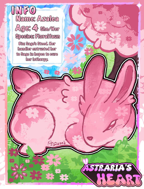 Azalea Unvale Card