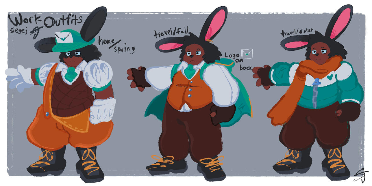Sage: Extra Work Outfit Variations