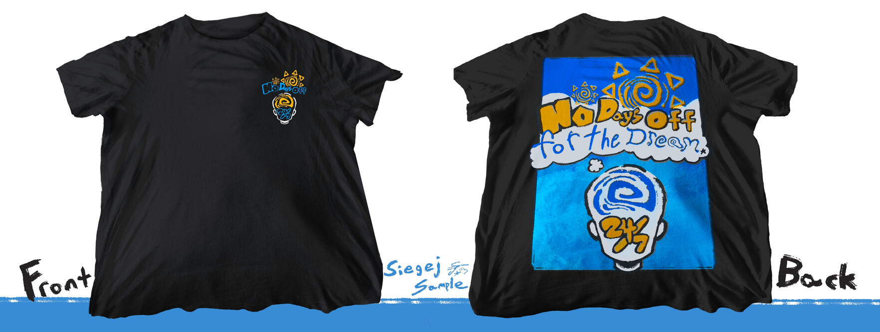 Black T-Shirt Mockup